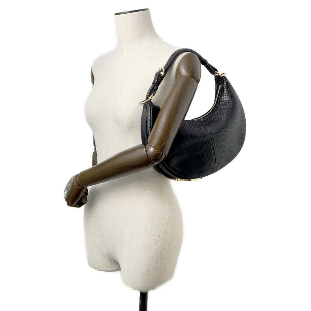 Fendi Shoulder Bag Graffiti Small Python One Black - image 4